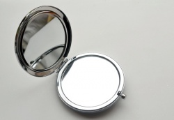 Large Chrome Vanity Mirror Kit